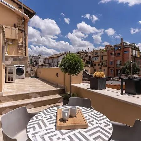 Piazza Dei Renzi Trastevere Building 4 Bedroom With Terrace 公寓 *