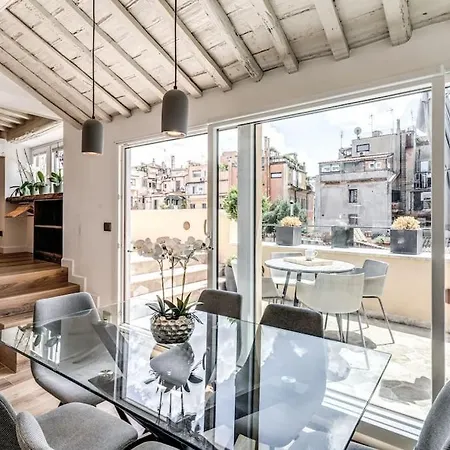Apartment Piazza Dei Renzi Trastevere Building 4 Bedroom With Terrace *